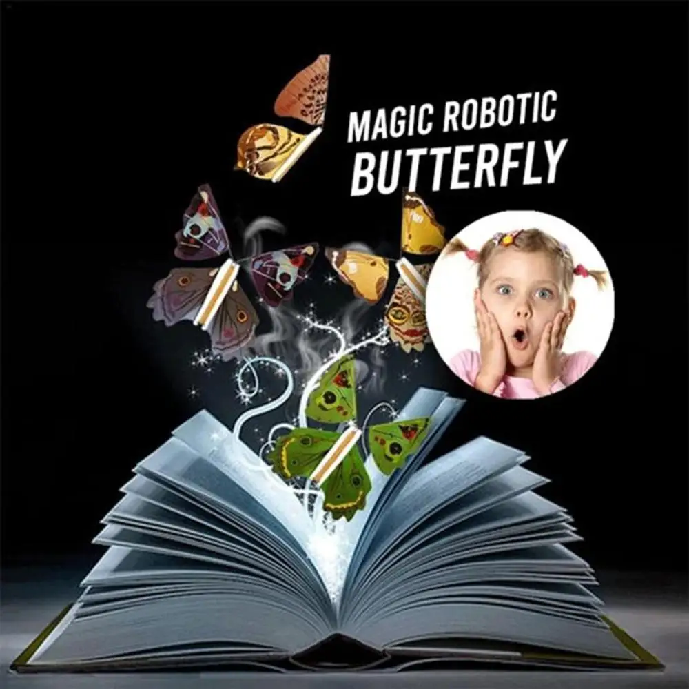 Волшебная резиновая повязка с надписью Flying in the Book заводная игрушка Сюрприз на
