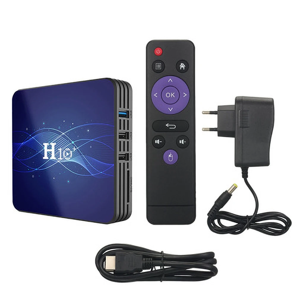 Приставка Смарт-ТВ H10 + Android 9 0 Wi-Fi Bluetooth 4 светодиодный 8 Гб |
