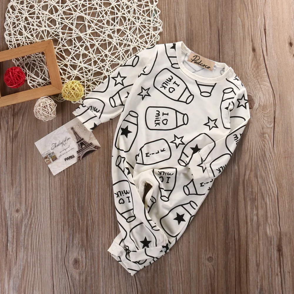 

Newborn Infant Baby Boys Girls Romper Hooded Bodysuit Clothes 0-18M