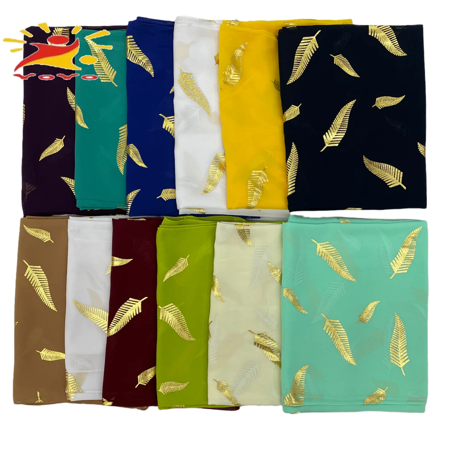 12 шт./1 дюжина шифоновой бронзовой ткани, модный головной платок, шарфы из пашмины