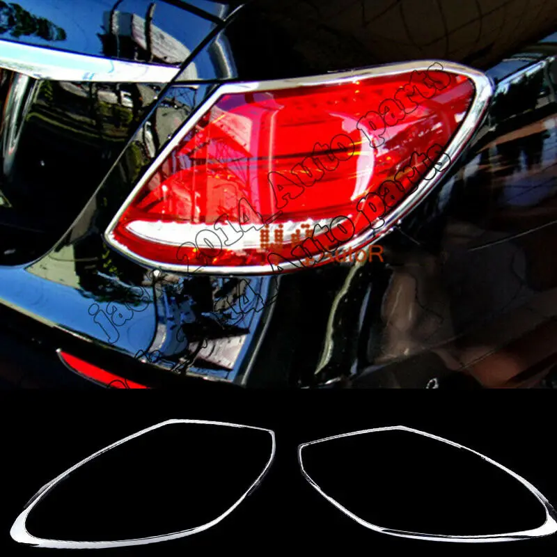 

ABS Chrome Rear Lamp Surrounds Cover Trim for Mercedes Benz E Class W213 2016 2017 2018