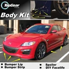 Для Mazda RX-8 RX8 RX 8 2003  2012 передний бампер губыпередний спойлер дефлектор для тюнинга автомобилясредства ухода за кожей комплектв полоску юбка