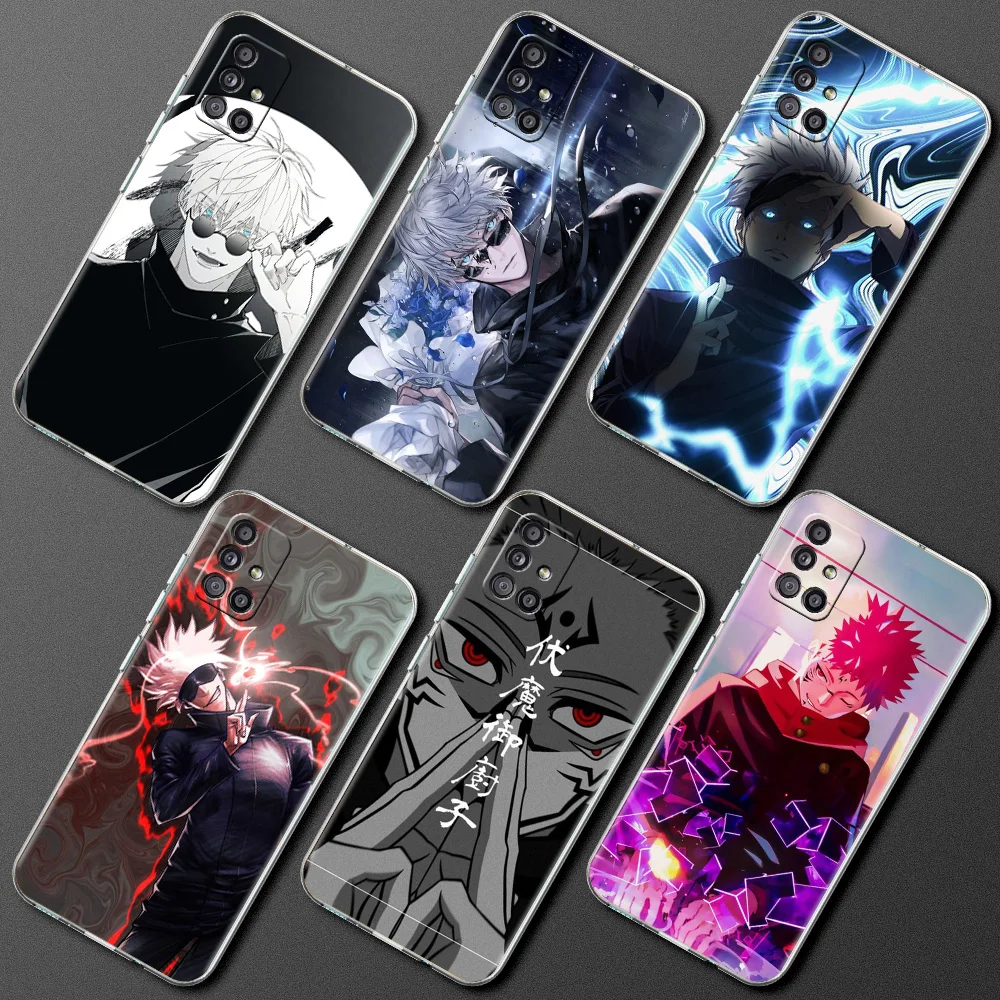 

Jujutsu Kaisen Transparent Soft TPU Cover for Samsung Galaxy A51 A71 A41 A31 A21 A11 A01 M31 Phone Case Fundas Shell Coque Bag
