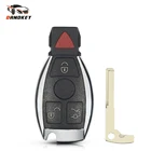 Dandkey Замена для Mercedes Benz Год 2000 + поддерживает оригинальный NEC и BGA ключа Smart Корпус автомобильного ключа дистанционного управления брелок 4 пуговицы