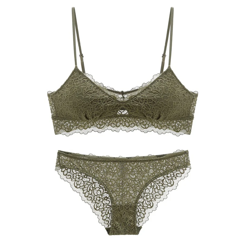 Тонкий хлопковый бюстгальтер без косточек со съемной кружевной вышивкой