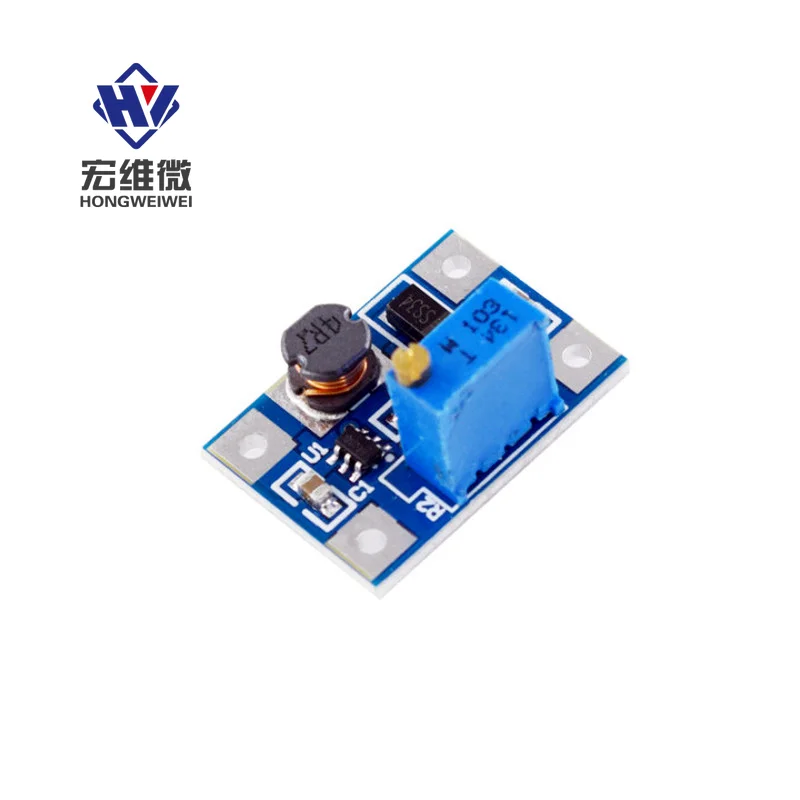 

10pcs/lot Large Current 2-24V To 2-28V 2A DC-DC SX1308 Step-UP Adjustable Power Supply Electronic Module Step-up Boost Converter