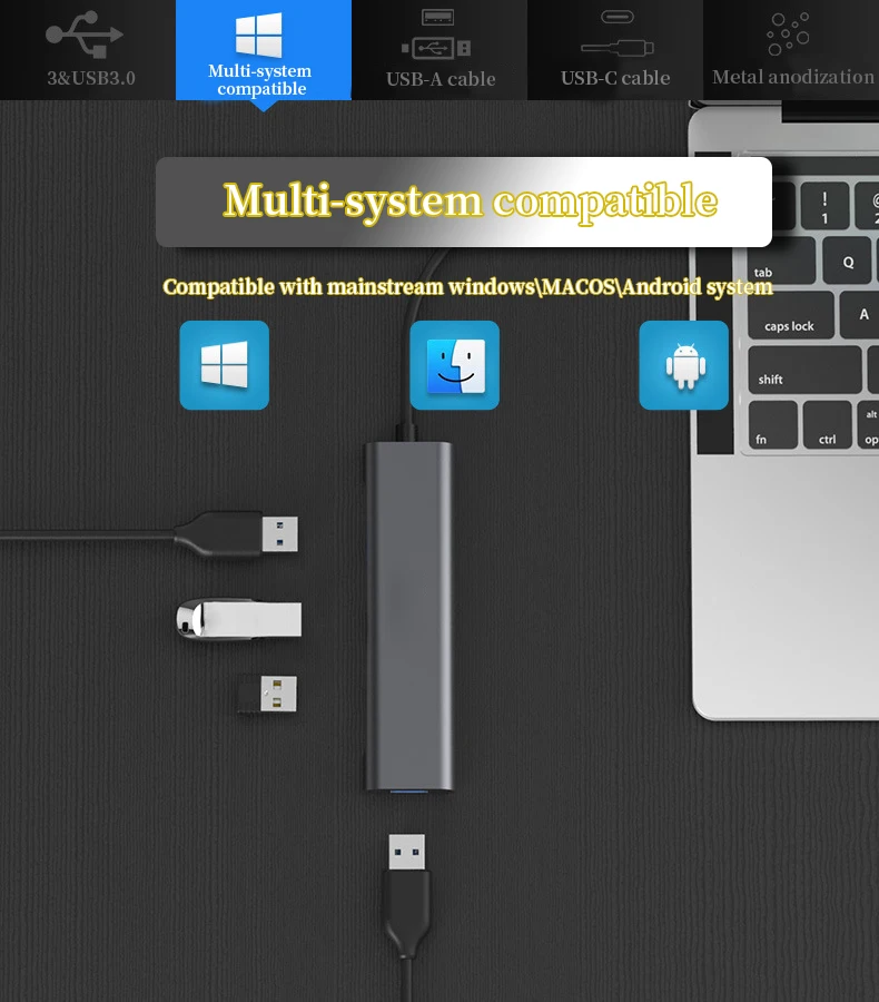 4 в 1 концентратор для Xiaomi huawei ноутбук samsung S8 9+ 10 USB-C к HDMI док-станция PD адаптер питания быстрая зарядка для huawei P30