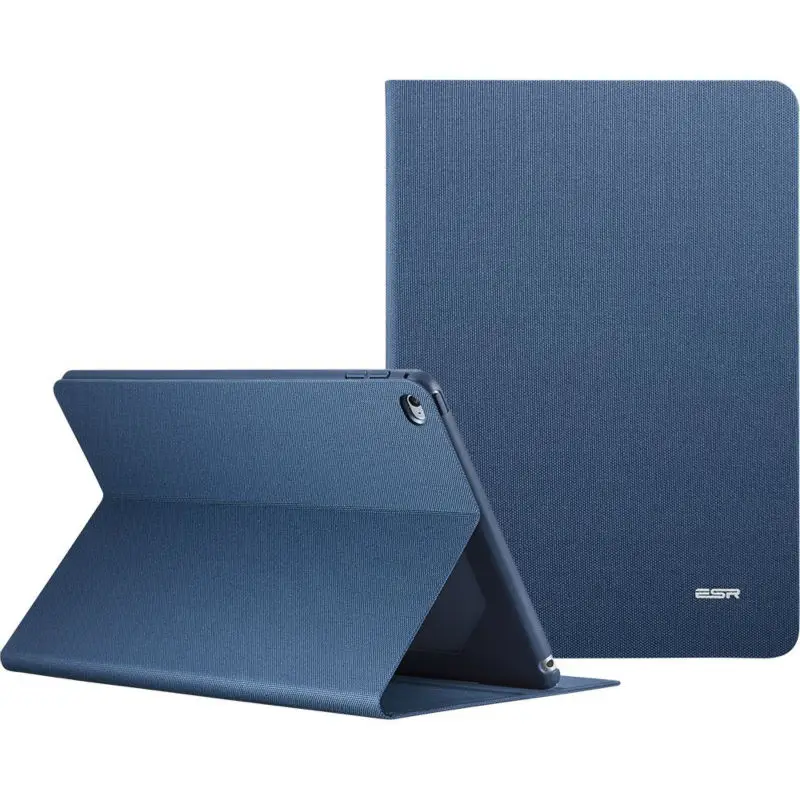 Чехол для iPad Air 2, ESR из искусственной кожи Smart Cover Чехол-книжка с подставкой с функцией автоматического сна/пробуждения экологический чехол для Air 2 - Цвет: De Nimes