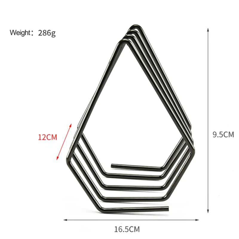 

Conical Bookshelf Bookshelf Iron Art Shelf Desktop Magazine Bookshelf Household Storage Accessories