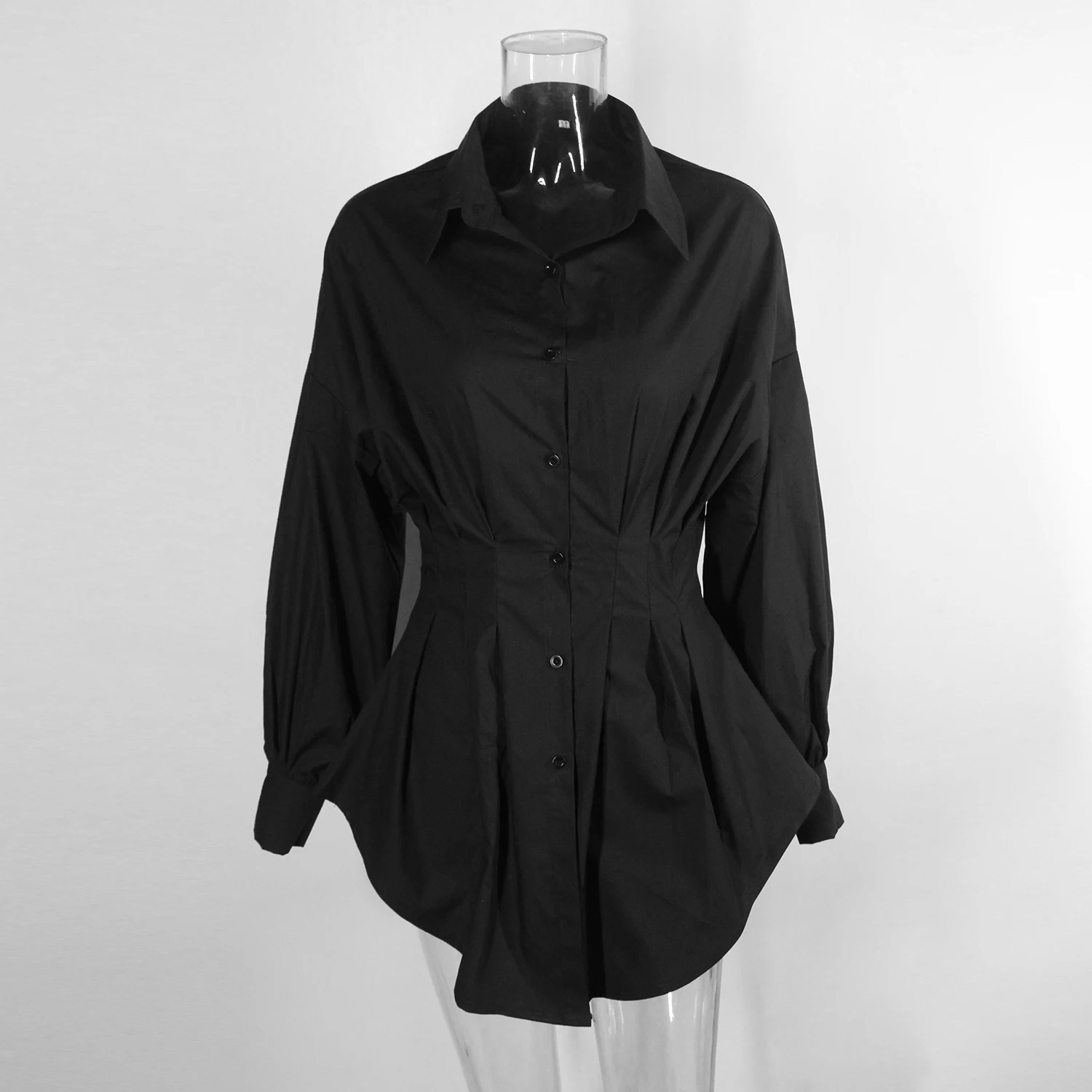 Женское офисное платье-рубашка NATTEMAID белые свободные вечерние платья с