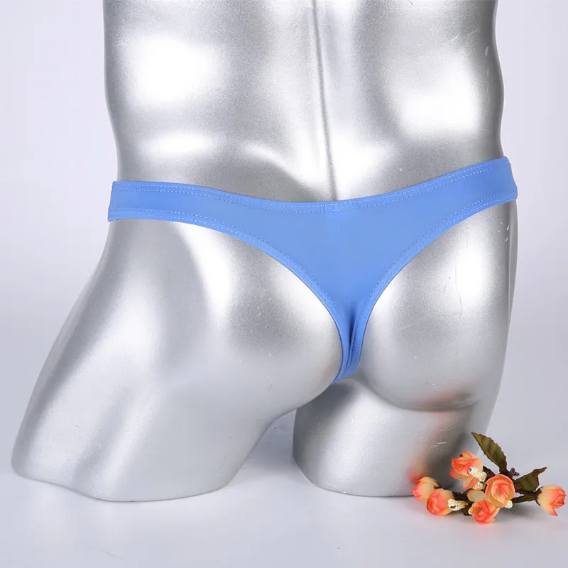 Мужское нижнее белье Elephant pantes Ice Silk мужские стринги G String Насадка-презерватив сексуальное нижнее белье трусы бикини стринги трусики-стринги