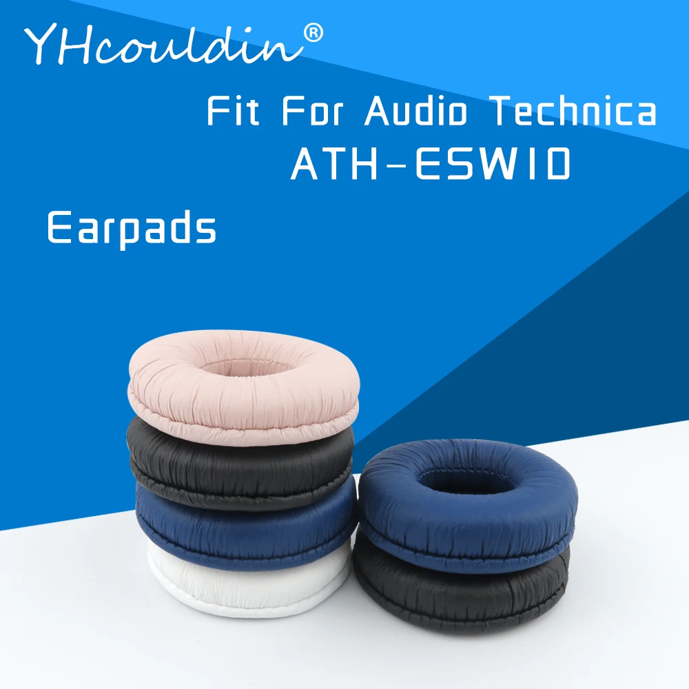 

Earpads For Audio Technica ATH ESW10 ATH-ESW10 Headphone Accessaries Replacement Ear Cushions Wrinkled Leather Material