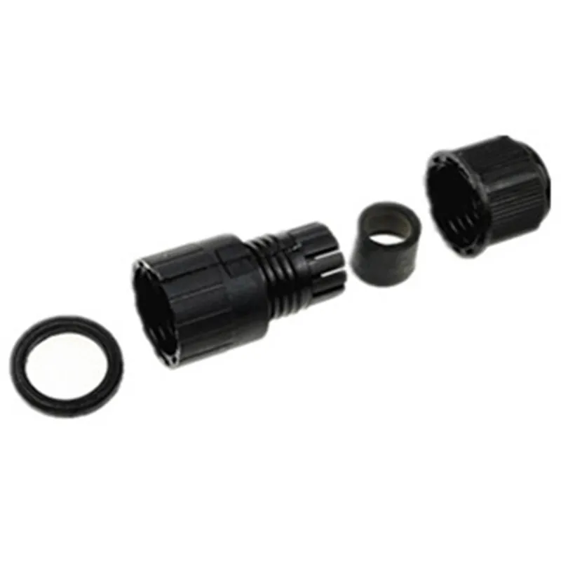 Черный наружный кабель водонепроницаемый разъем Электрический винт тип силовой