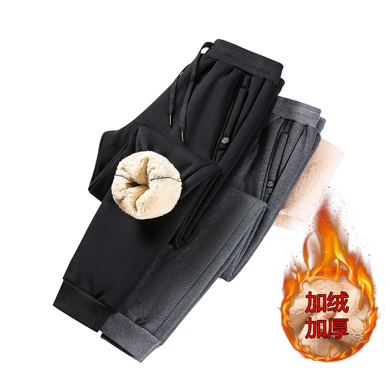 Мужские спортивные штаны из хлопка и флиса для фитнеса |