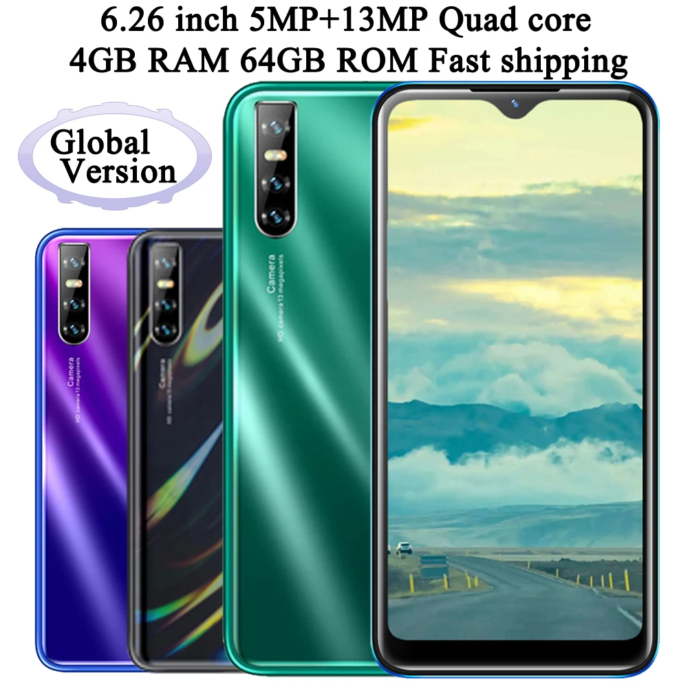 Разблокированные мобильные телефоны M2 Pro четыре ядра экран 6 26 дюйма камера 13 МП