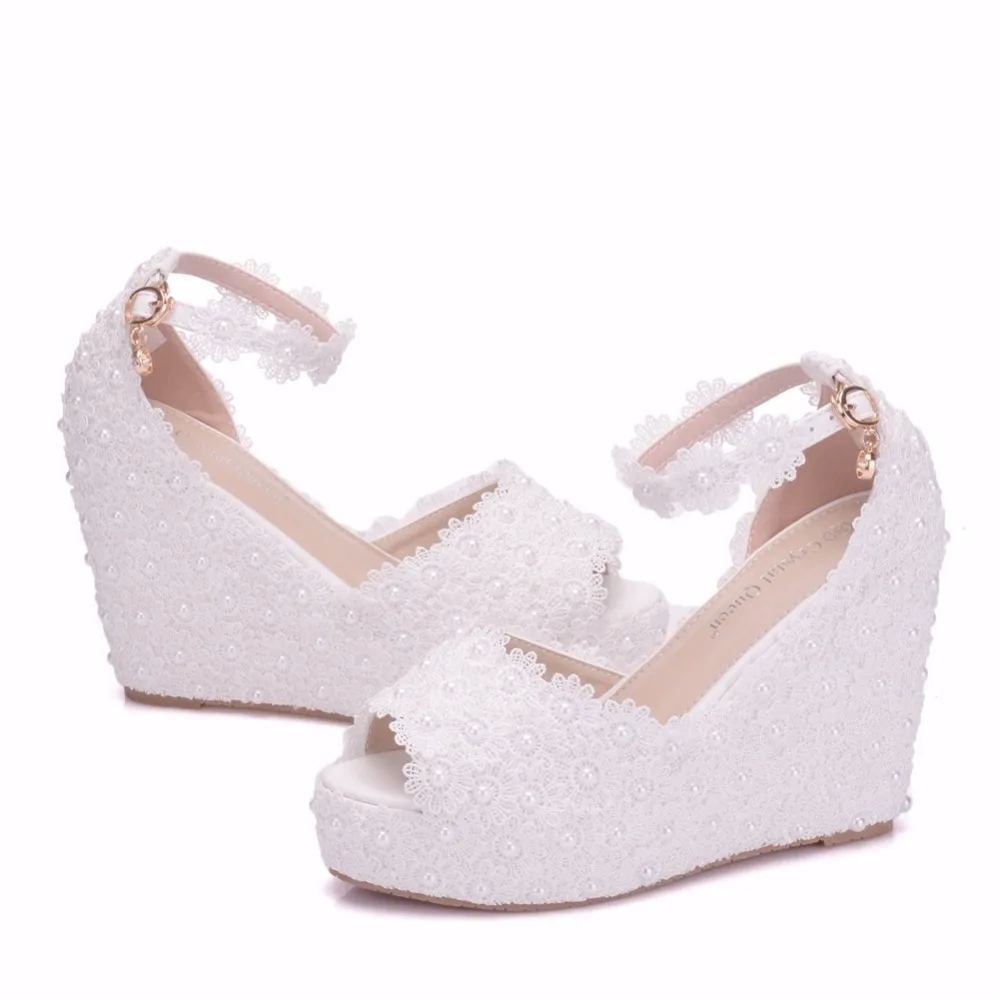 2019 г. новые летние белые женские босоножки на высоком каблуке Водонепроницаемая