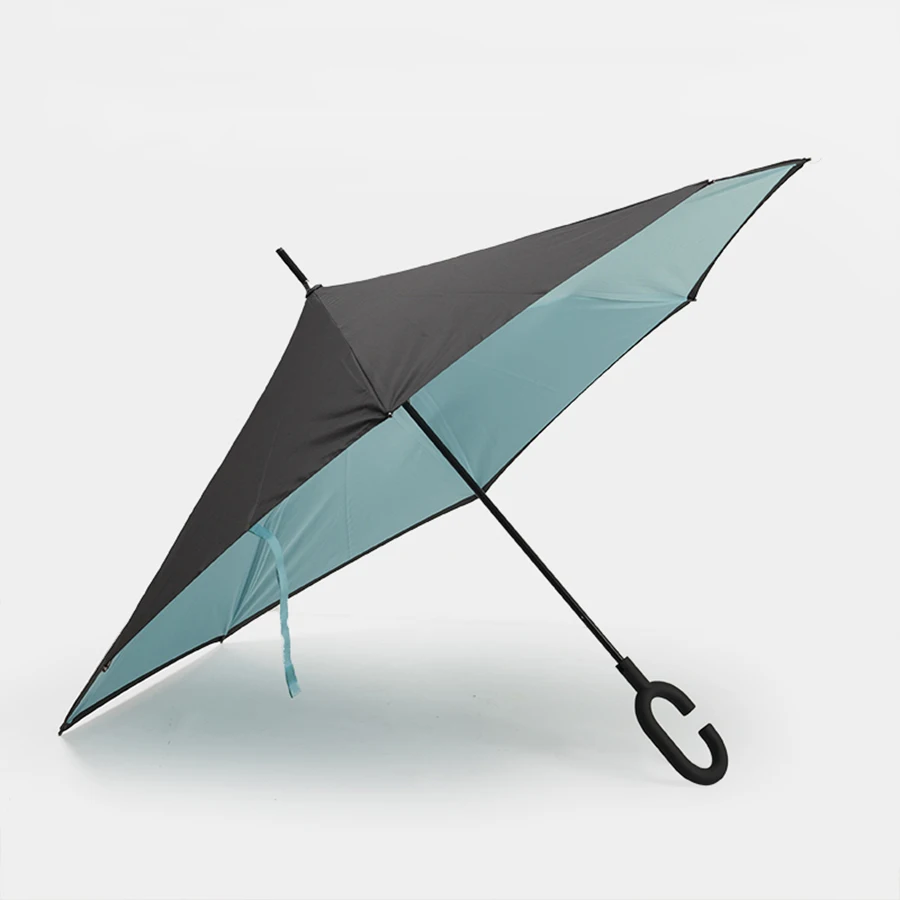 Зонт с обратным ходом креативный двухслойный перевернутый для мужчин и женщин