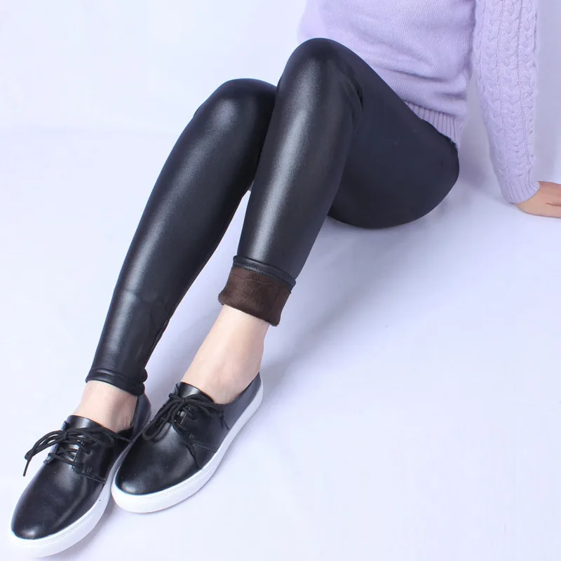 LANMREM плюс кашемир большой размер сплошной цвет брюки карандаш для женщин 2020 зима