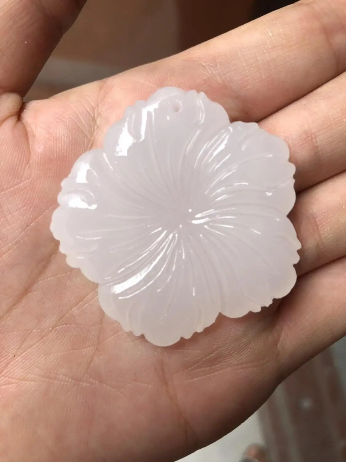 3A натуральный камень ручной работы из натуральной кожи Натуральный белый Jadee