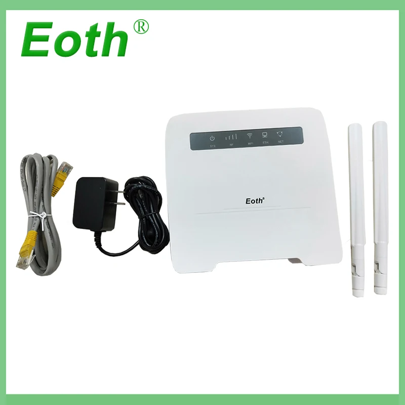 Eoth 4G LTE VOIP маршрутизатор 300 Мбит/с (с внутренней антенной) с слотом для sim карты WiFi