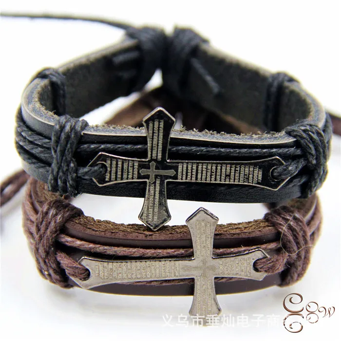 Подарок для бойфренда винтажный маленький подарок Любовь кожаный браслет на