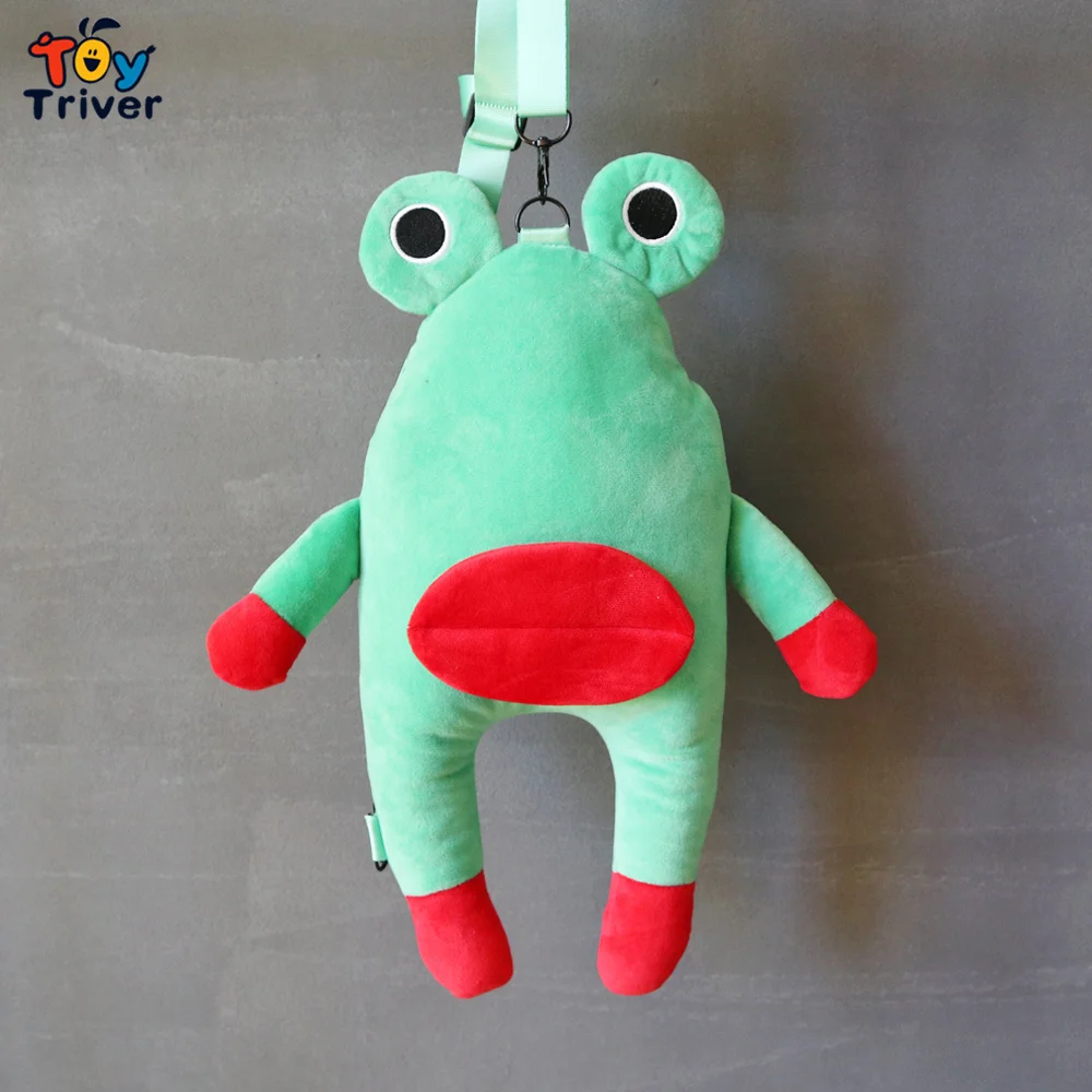 

Kawaii Frog Plush Toys Stuffed Animals Doll CrossBody Shoulder Bag Coin Purse Wallet Pouch Kids Children Girls Birthday Gifts