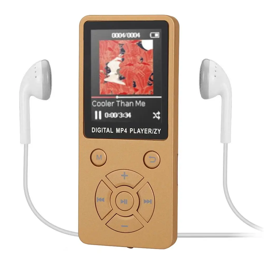 Rose Gold Портативный MP3 Vedio плеер bluetooth MP3 плеер цветной экран FM Радио Видео игры фильм с FM/запись дропшиппинг# G - Цвет: Rose Gold