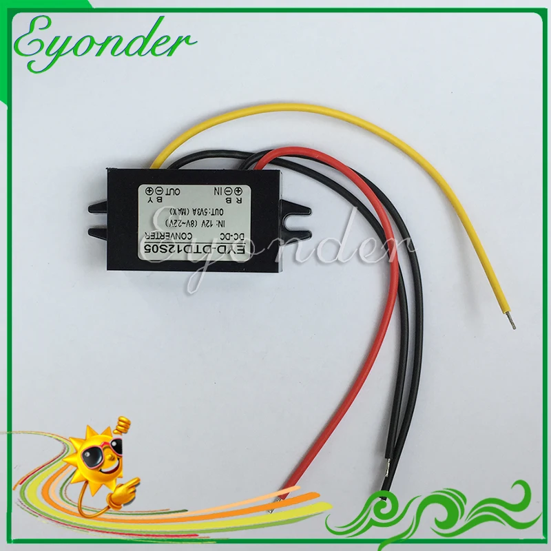 Входной преобразователь напряжения 8 В ~ 40 постоянного тока 12 до 6 в 1A 2A 3A 4A 5A Вт 18 24