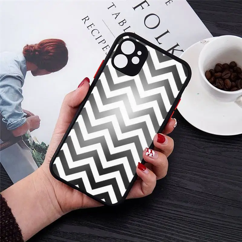 

Zebra black and white stripes Phone Case Matte Transparent for iPhone 7 8 11 12 s mini pro X XS XR MAX Plus cover funda