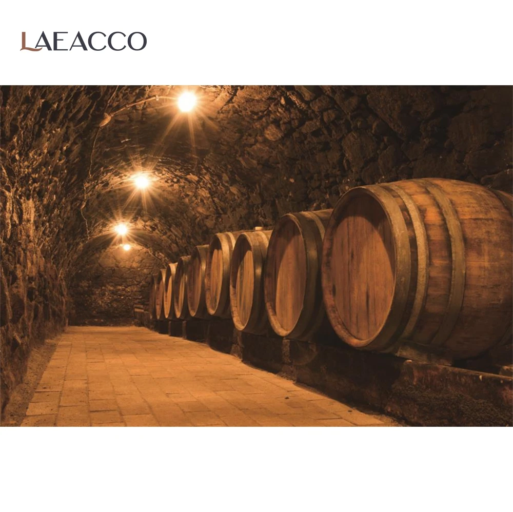 Laeacco старый подвал вина каменная пещера корридер светильник шаблон для домашнего