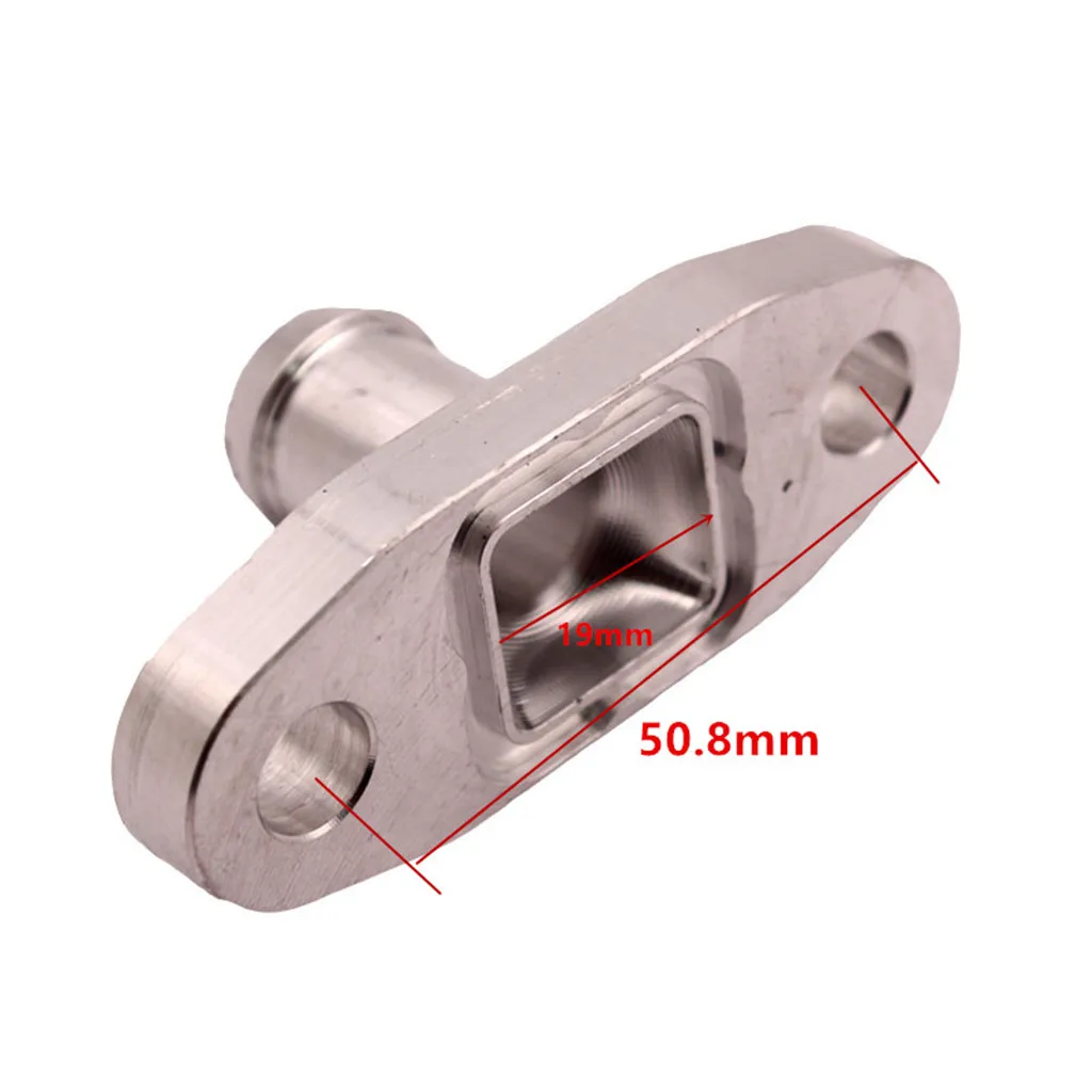 

Aluminum Oil Drain Flange W/ Straight 3/4" Barb For T3 T4 T04B T04E