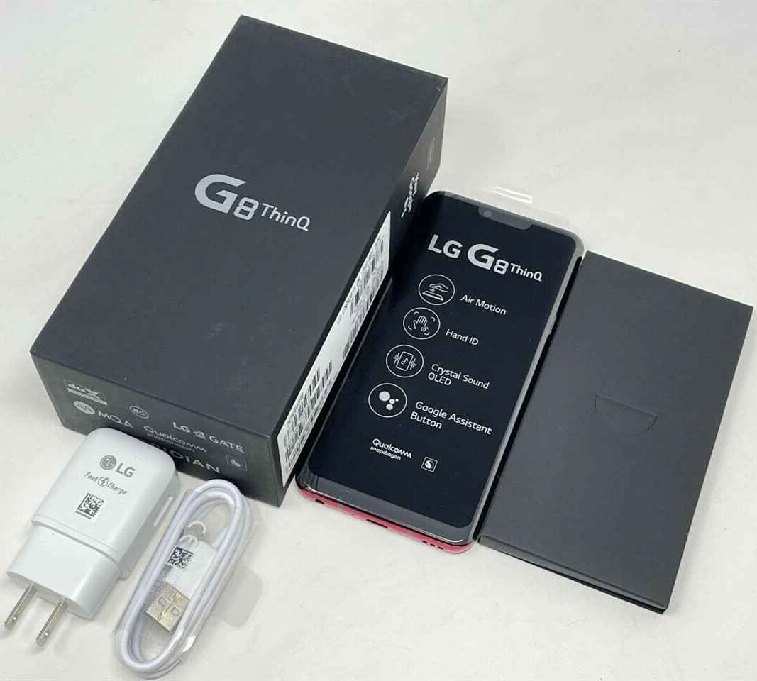unlocked lg g8 thinq g820n g820um mobile phone octa core 6 1 6gb ram 128gb rom 16mp12mp fingerprint nfc android smartphone free global shipping