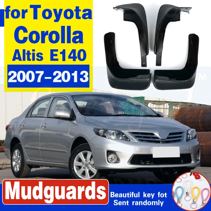 

For Toyota Corolla Altis E140 2007-2013 Mudflaps Splash Guards Mud Flap Front Rear Mudguards Fender 2008 2009 2010 Mud Flaps