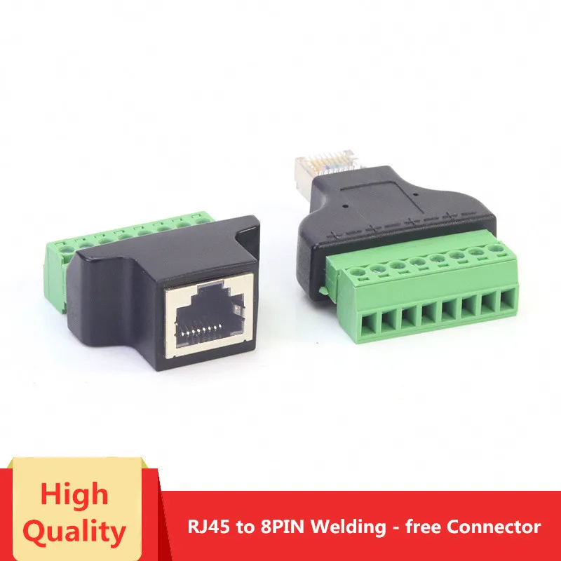 

Модульная штепсельная вилка RJ45 к 8 контактам, разъем для кабеля локальной сети Cat5 Cat5e Cat6 Rj 45, разъемы для кабеля Ethernet