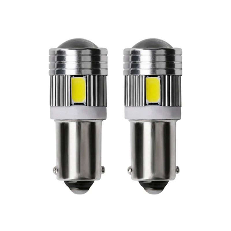 

2 шт. BA9S T4W T11 светодиодный ные лампы Canbus 5630 6 SMD безошибочные внутренние лампы для чтения автомобильные парковочные лампы для номерного знака белые 6000K