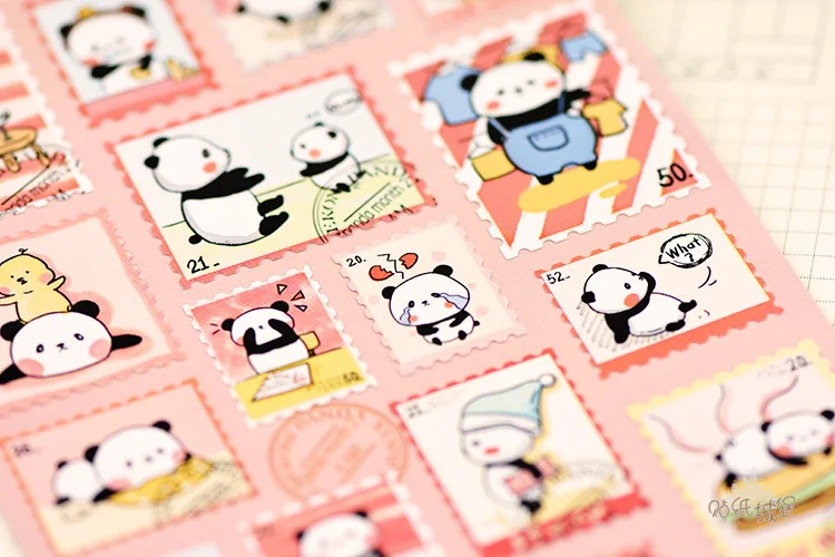 22 шт/1 лист Креативная печать стиль ПВХ водонепроницаемый Kawaii стикер японский мультфильм животное DIY милый стикер этикетка s Скрапбукинг