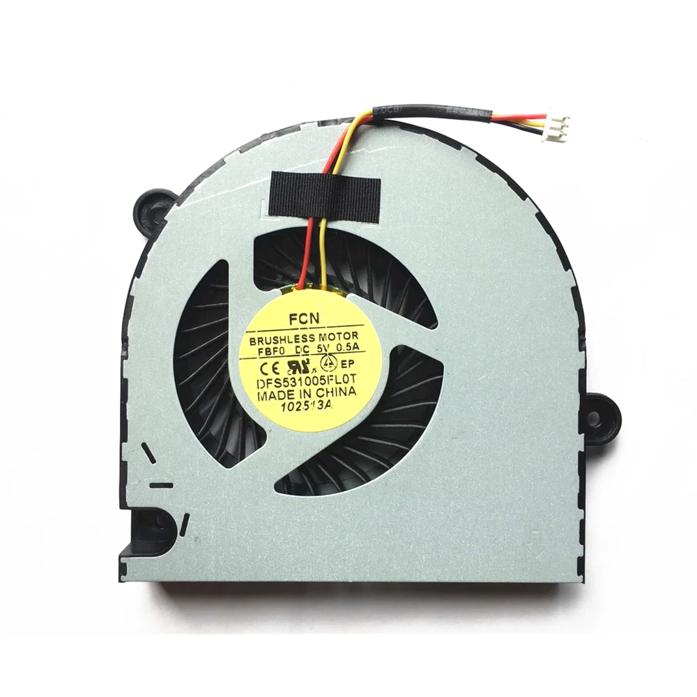 Новый СКЛС DFS531005FL0T FBF0 DC5V 0.5A Процессор вентилятор охлаждения для акров travelmate p453