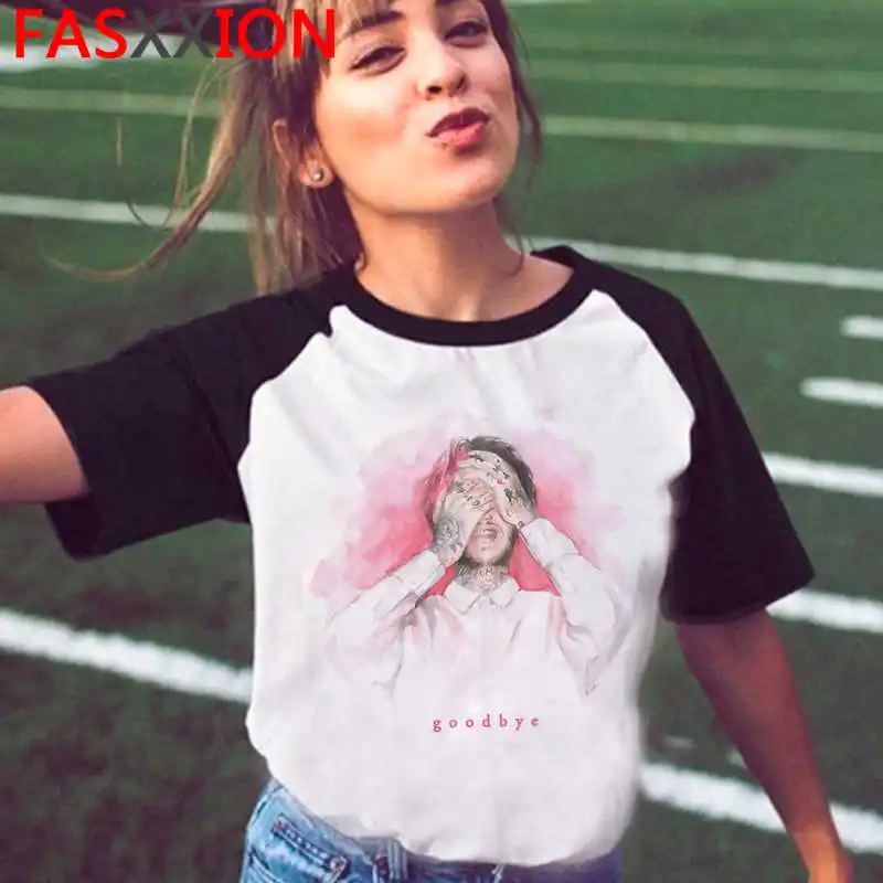 Футболка Rip Lil Peep Мужская футболка tumblr в стиле Харадзюку кавайная топы футболки 2021