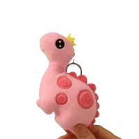 10pcslot plush keychain personal couples bag ornaments little dinosaur exquisite soothing pendant