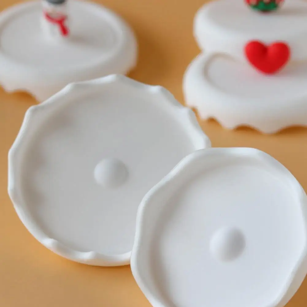 Силиконовая крышка для чашки прочная термостойкая Герметичная с мультяшным