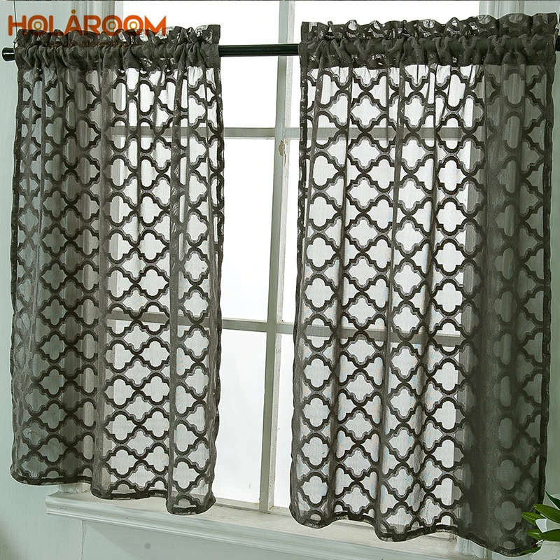 Полосатые шторы кремовое белое серое классический стержень занавес Кофе Window