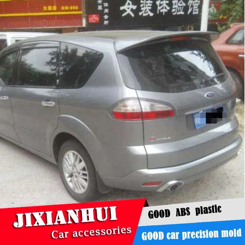 Для S-Max спойлер 2007-2013 Ford MVP Спойлер ABS пластик Материал заднее крыло автомобиля