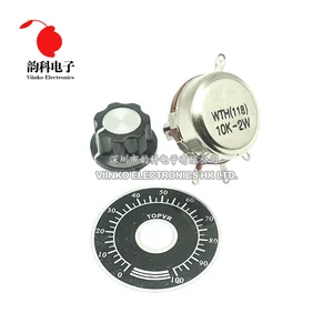 1 Набор WTH118 DIY Kit Parts 2W 1A потенциометр 1K 2,2 K 4,7 K 10K 22K 47K 100K 470K 1M ohm