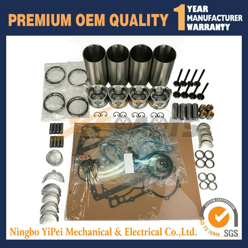 Комплект для капитального ремонта V1100 поршневого кольца двигателя Kubota подшипник
