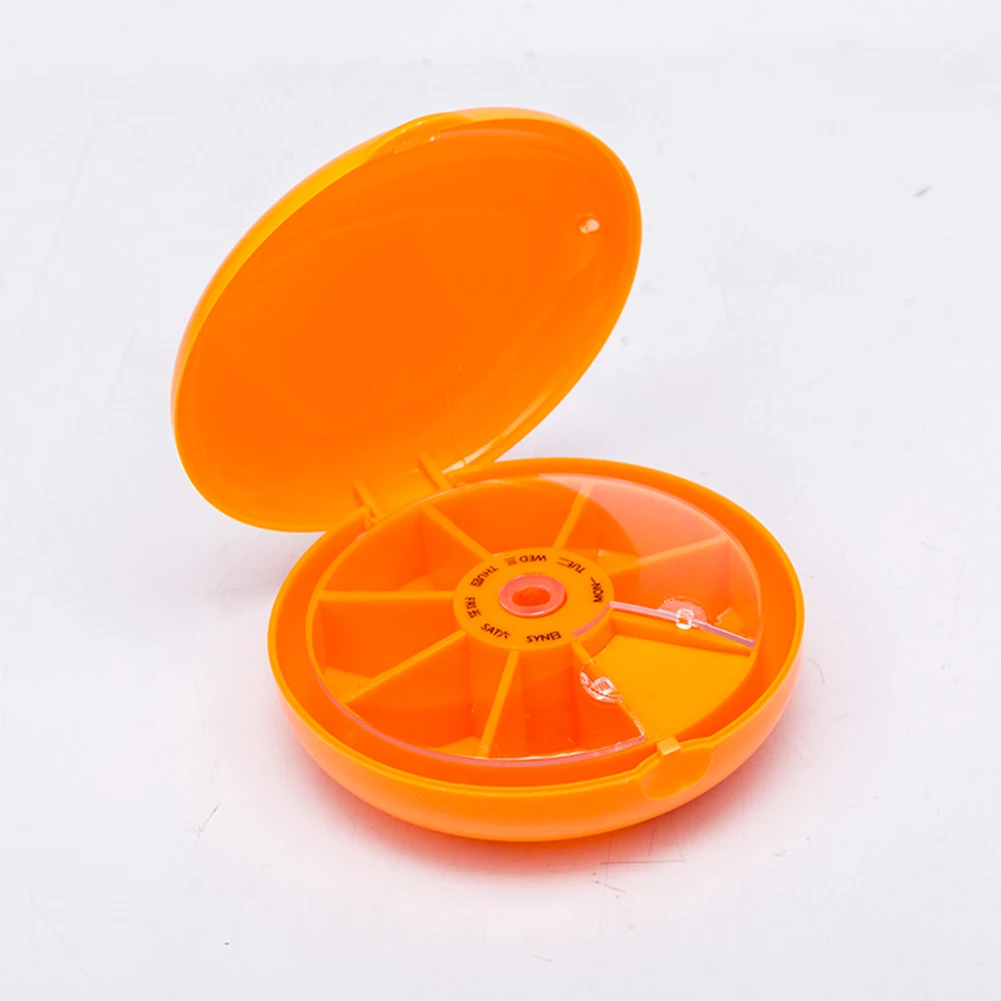 

7 Days Weekly Pills Box Portable Small Mini Organizer Plastic Medicine Storage Dispenser For Vitamins Supplement