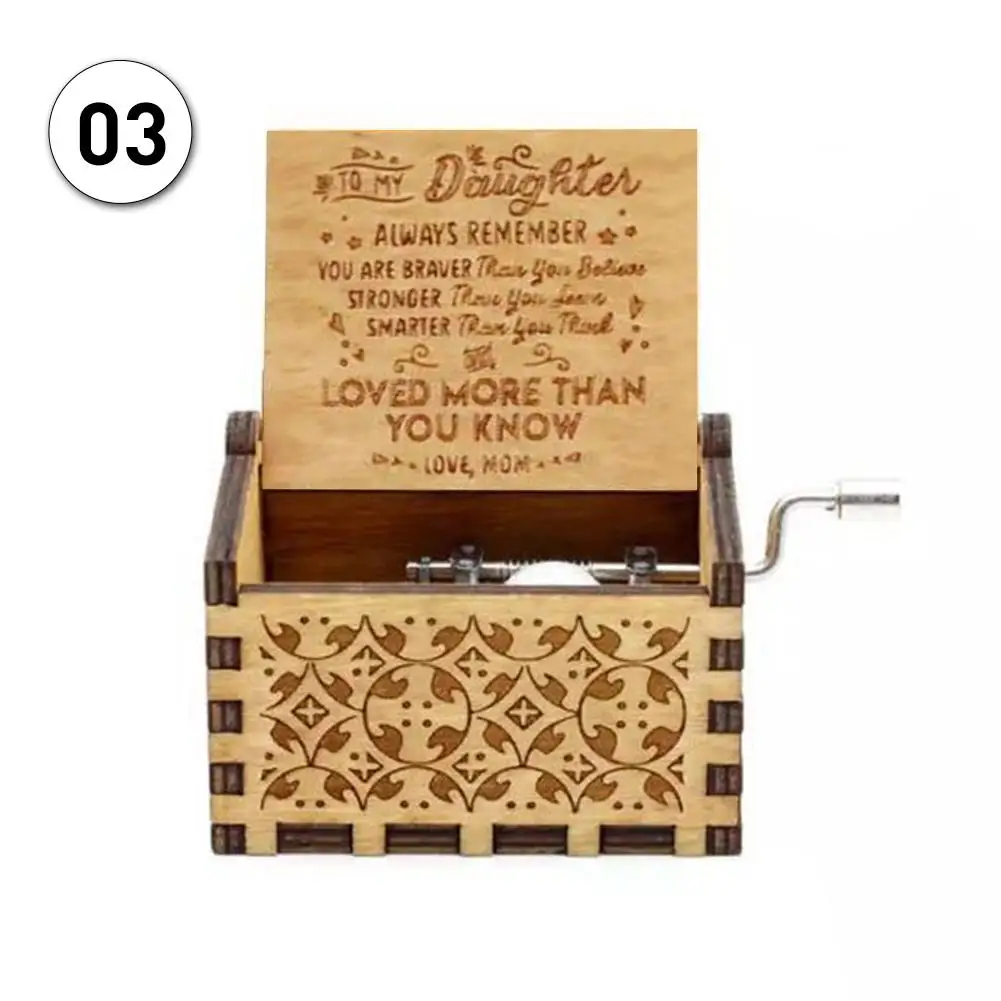 Ручная работа искусственная деревянная музыкальная шкатулка ручной работы You Are