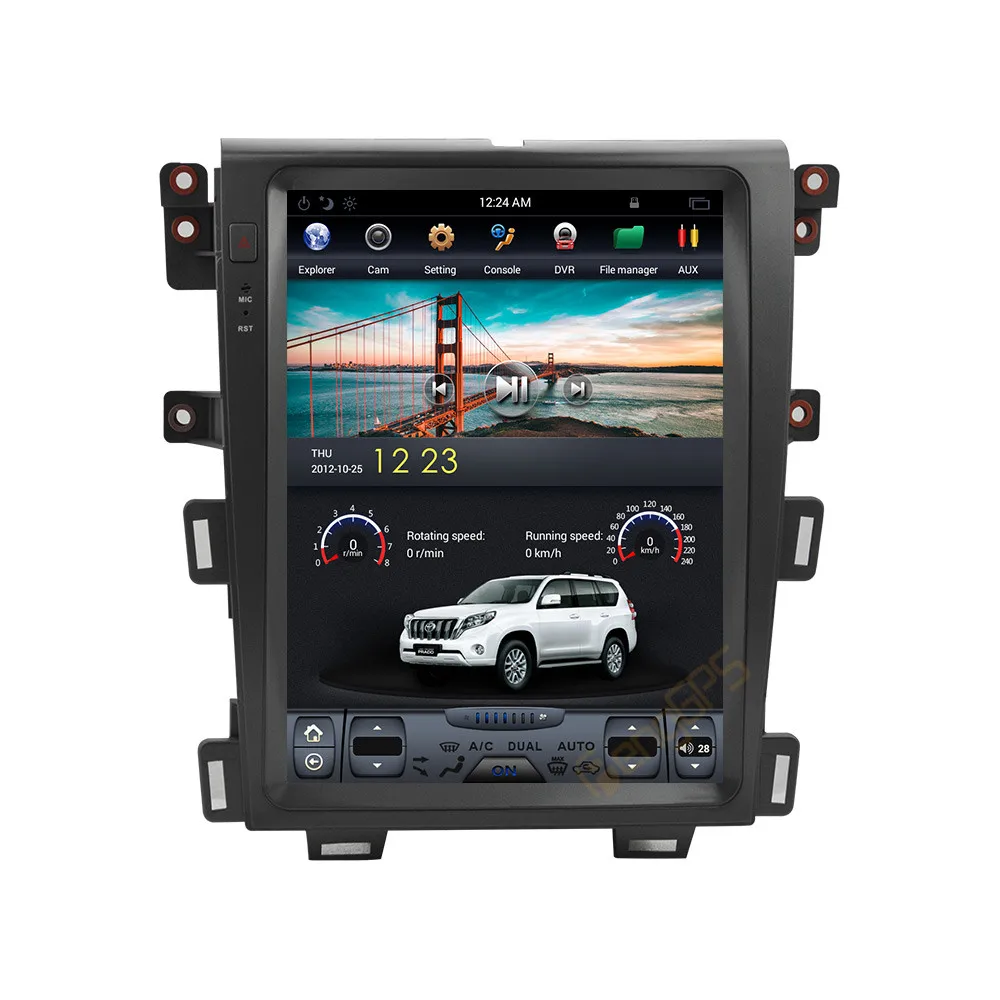 For Ford EDGE 2007 - 2014 Android Car Radio Stereo Multimedia Player Autoradio Tesla Style Audio PX6 GPS Navi Head unit | Автомобили и