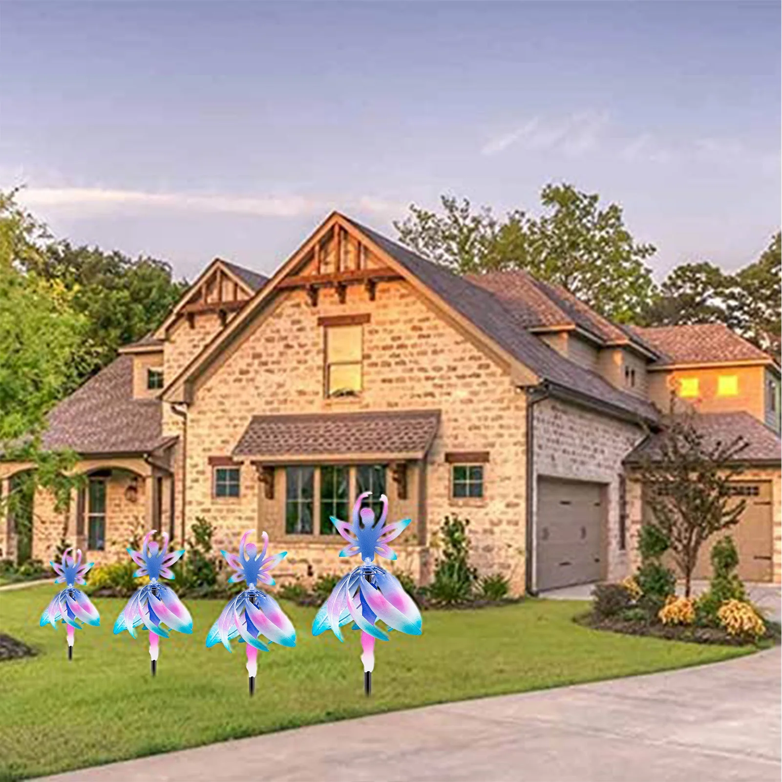

Fairy Ballerina Wind Spinner Garden Windmill Metal Sculptures Stake Yard Art Angel Ornament Outdoor Lawn Decoration