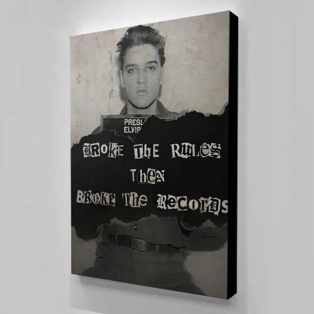 Настенный художественный холст для живописи на английском языке постер печать