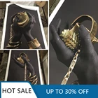 Холщовые плакаты и принты с черными ручками для украшений, искусство в африканском стиле, фотография искусства для украшения дома